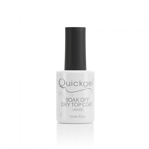 Quickgel Soak-Off Dry Top Coat - 15ml